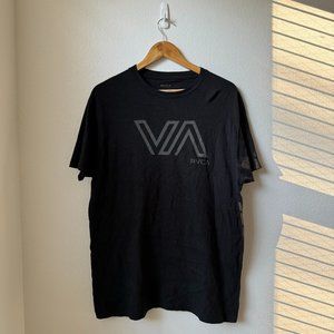 RVCA Black shirt Mens Large